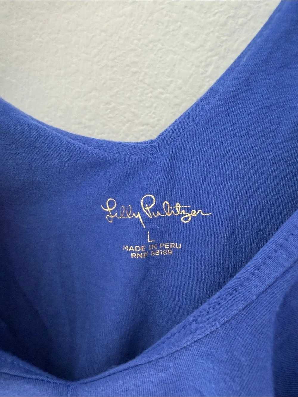 Lilly Pulitzer Blue Ruffle Tank with Blue & White Paisley Bermuda Shorts